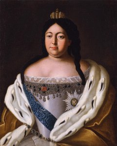 Retrato de la Emperatriz Anna Ioannovna 1693-1740, siglo XVIII de Unbekannt