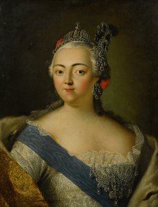 Retrato de la emperatriz Isabel de Rusia 1709-1762 de Unbekannt