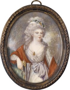 Retrato de la Emperatriz María Feodorovna Sofía Dorotea de Wurtemberg de Unbekannt