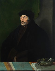 Retrato de Erasmo de Rotterdam 1467-1536, siglo XVI
