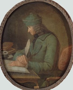 Retrato de François Marie Arouet de Voltaire 1694-1778, en su estudio, 2ª mitad del siglo XVIII