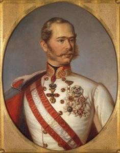 Retrato de Francisco José I de Austria, ca 1855 de Unbekannt