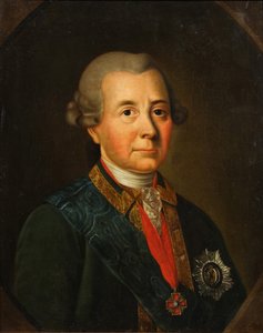 Retrato de Fyodor Ivanovich Wadkowski 1712-1783