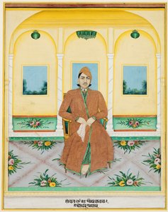 Retrato de Ganadhar Prasad, 1881 de Unbekannt