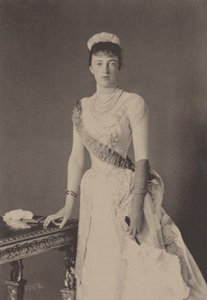 Retrato de la Gran Duquesa Anastasia Mikhailovna de Rusia 1860-1922