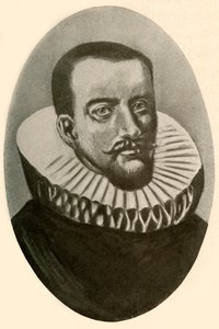 Retrato de Henry Hudson, navegante inglés con gorguera, 1609, 1937 de Unbekannt