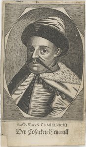 Retrato de Hetman Bohdan Khmelnytsky 1595-1657, después de 1650 de Unbekannt