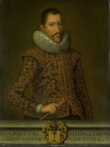 Retrato de Jan Pieterszoon Coen (1587-1629) de Unbekannt