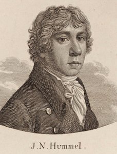 Retrato de Johann Nepomuk Hummel 1778-1837 de Unbekannt