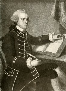 Retrato de John Hancock, con abrigo de solapas dobles, c1780, 1937 de Unbekannt