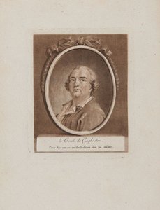 Retrato de Joseph Balsamo, conde de Cagliostro, siglo XVIII