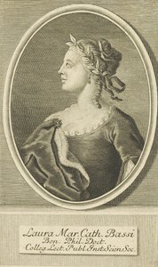 Retrato de Laura Bassi 1711-1778, 1738 de Unbekannt