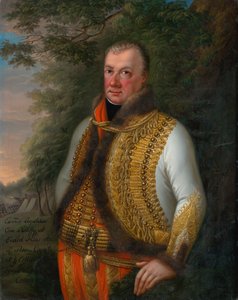 Retrato de Leopold Pálffy en un Paisaje de Unbekannt