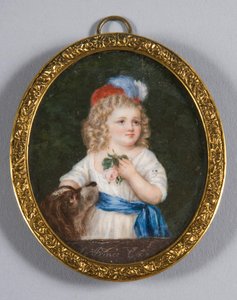 Retrato de Louis-Charles, Príncipe Real de Francia 1785-1795, siglo XIX de Unbekannt