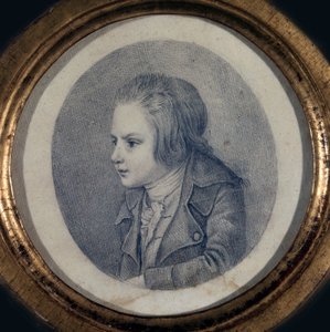 Retrato de Louis-Charles, Príncipe Real de Francia 1785-1795, principios de la década de 1790
