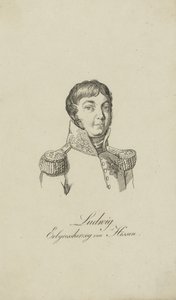 Retrato de Luis I, Gran Duque de Hesse 1753-1830, 1806 de Unbekannt