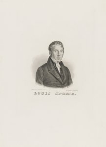 Retrato de Louis Spohr de Unbekannt