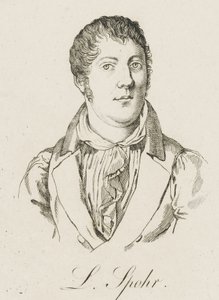 Retrato de Louis Spohr 1784-1859, c. 1830 de Unbekannt