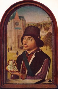 Retrato de Luis XI, c1456-58 de Unbekannt