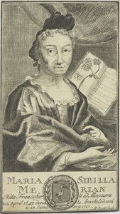 Retrato de Maria Sibylla Merian 1647-1717, 1755 de Unbekannt