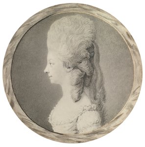 Retrato de María Luisa de Saboya 1749-1792, Princesa de Lamballe, segunda mitad del siglo XVIII de Unbekannt