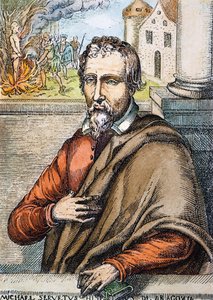 Retrato de Miguel Servet, principios del siglo XVIII de Unbekannt