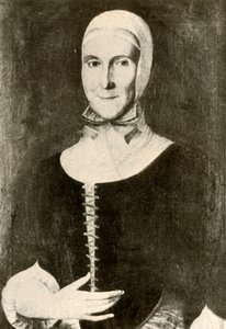 Retrato de la Sra. Elisabeth Boehler en el asentamiento moravo, Pensilvania, 1787, 1937 de Unbekannt