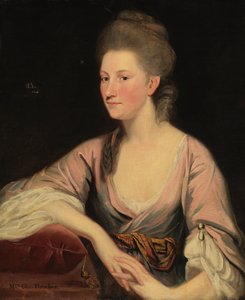 Retrato de la Sra. Elizabeth Boucher, siglo XVIII de Unbekannt