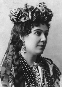 Retrato de Nadezhda Ivanovna Zabela-Vrubel 1868-1913, 1898 de Unbekannt