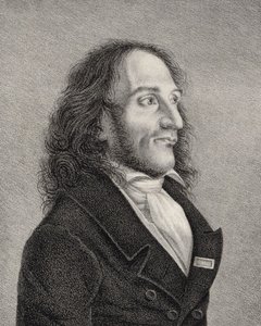 Retrato de Niccolò Paganini 1782-1840, c. 1830