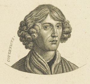 Retrato de Nicolás Copérnico 1473-1543, c. 1830-1840 de Unbekannt