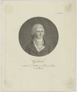Retrato de Pierre-Gabriel Gardel 1758-1840, c. 1787 de Unbekannt