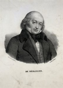 Retrato de Pierre-Jean de Béranger de Unbekannt
