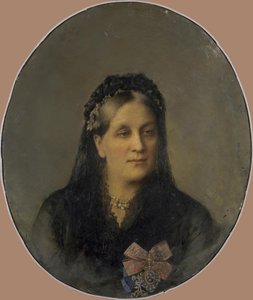 Retrato de la Princesa María Alexandrovna Dolgorukaya, de soltera Apraxina 1816-1892, segunda mitad del siglo XIX