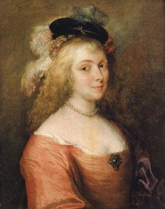 Retrato de la esposa de Rubens, siglo XVII de Unbekannt