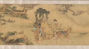 Retrato de Shaoyu en el papel de Liu Ling de Unbekannt