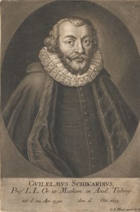 Retrato de Wilhelm Schickard 1592-1635 de Unbekannt