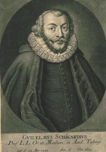 Retrato de Wilhelm Schickard 1592-1635