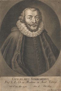 Retrato de Wilhelm Schickard 1592-1635 de Unbekannt