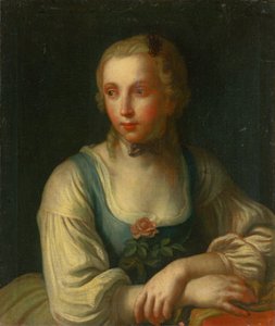 Retrato de una niña de Unbekannt