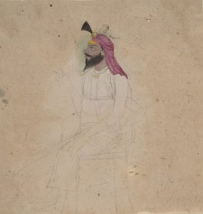 Retrato de un noble sij, principios del siglo XIX de Unbekannt