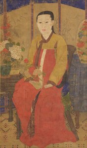 Retrato de una mujer de Unbekannt