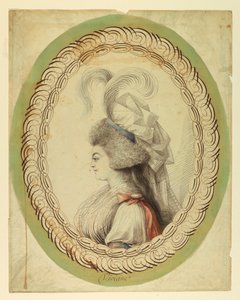 Retrato de una mujer de Unbekannt