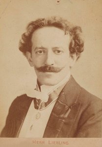 Retrato del pianista y compositor Georg Liebling de Unbekannt