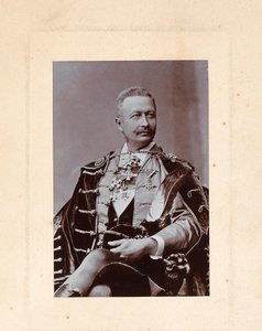 Retrato del pianista y compositor Géza Zichy 1849-1924