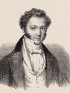 Retrato del pianista y compositor Ignaz Moscheles 1794-1870, 1835