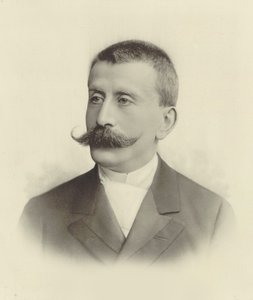 Retrato del pianista y compositor Moritz Moszkowski 1854-1925 de Unbekannt