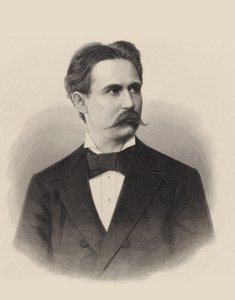 Retrato del pianista y compositor Xaver Scharwenka 1850-1924, c. 1880 de Unbekannt