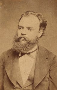 Retrato del compositor Antonin Dvorak 1841-1904, c. 1880