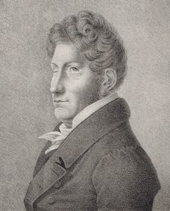 Retrato del compositor Friedrich Kuhlau de Unbekannt